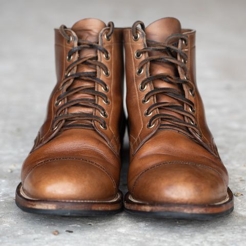 View photo of Viberg Service Boot BCT in Horween Natural Chromexcel