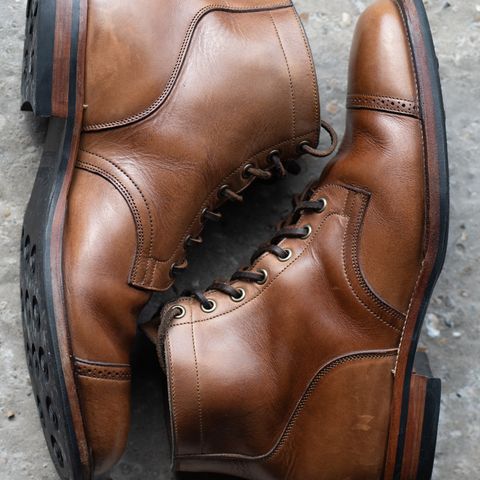 View photo of Viberg Service Boot BCT in Horween Natural Chromexcel