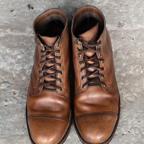 View photo of Viberg Service Boot BCT in Horween Natural Chromexcel