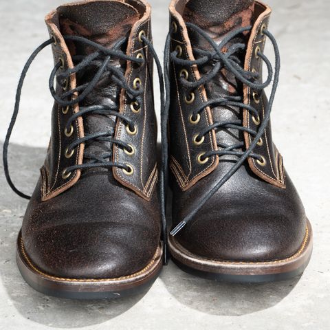 View photo of Onderhoud SVC01 Boondocker in Horween Java Waxed Flesh