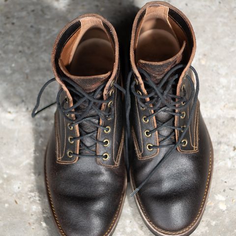 View photo of Onderhoud SVC01 Boondocker in Horween Java Waxed Flesh