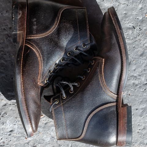 View photo of Onderhoud SVC01 Boondocker in Horween Java Waxed Flesh