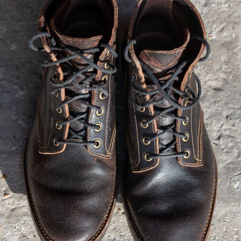 View photo of Onderhoud SVC01 Boondocker in Horween Java Waxed Flesh