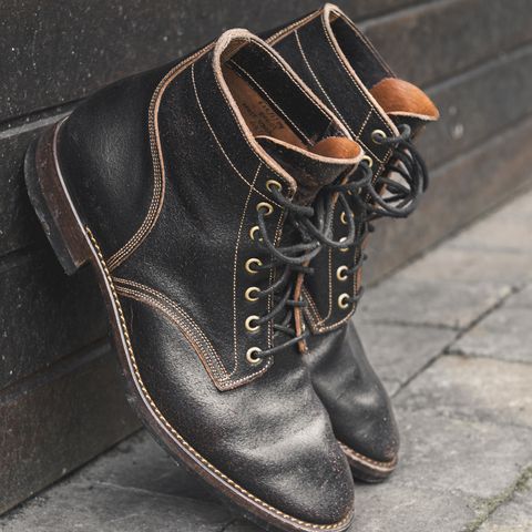 View photo of Onderhoud SVC01 Boondocker in Horween Java Waxed Flesh