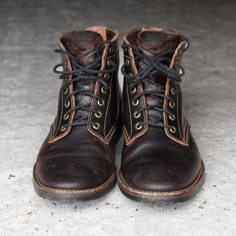 View photo of Onderhoud SVC01 Boondocker in Horween Java Waxed Flesh