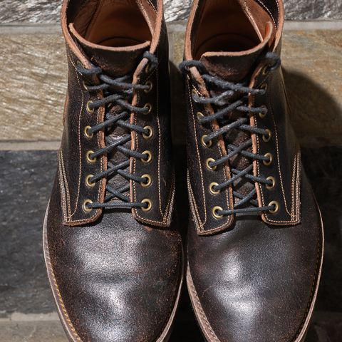 View photo of Onderhoud SVC01 Boondocker in Horween Java Waxed Flesh