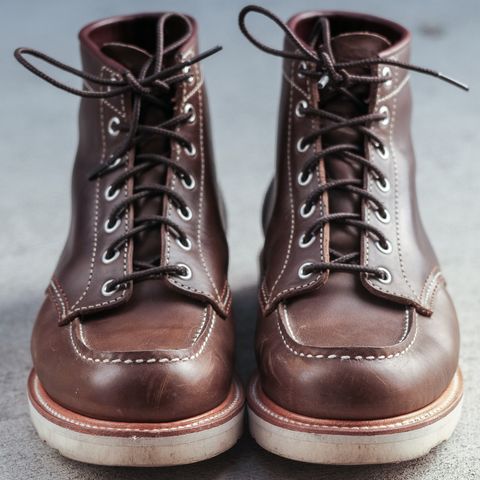 John Lofgren Moc Toe Boots in Horween Olive Chromexcel