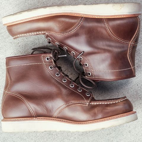 John Lofgren Moc Toe Boots in Horween Olive Chromexcel