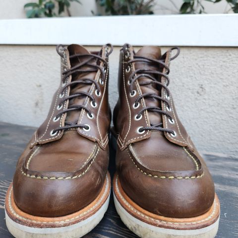 John Lofgren Moc Toe Boots in Horween Olive Chromexcel