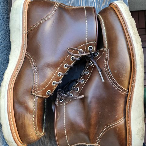 John Lofgren Moc Toe Boots in Horween Olive Chromexcel