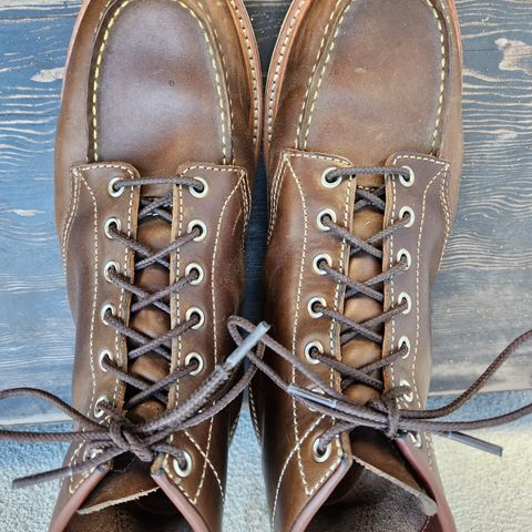 John Lofgren Moc Toe Boots in Horween Olive Chromexcel