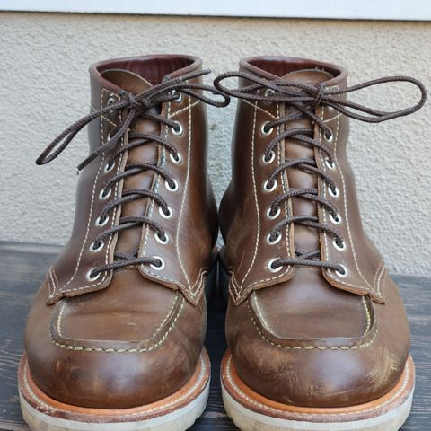 John Lofgren Moc Toe Boots in Horween Olive Chromexcel