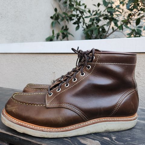 John Lofgren Moc Toe Boots in Horween Olive Chromexcel