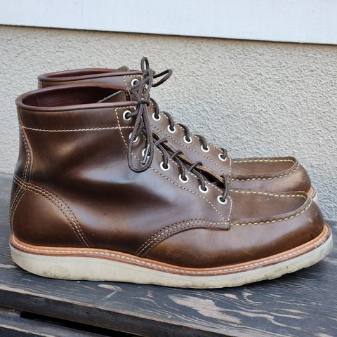 John Lofgren Moc Toe Boots in Horween Olive Chromexcel