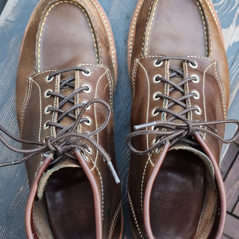 John Lofgren Moc Toe Boots in Horween Olive Chromexcel