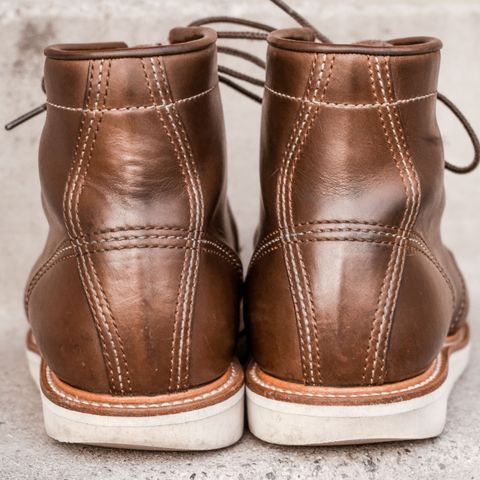 John Lofgren Moc Toe Boots in Horween Olive Chromexcel