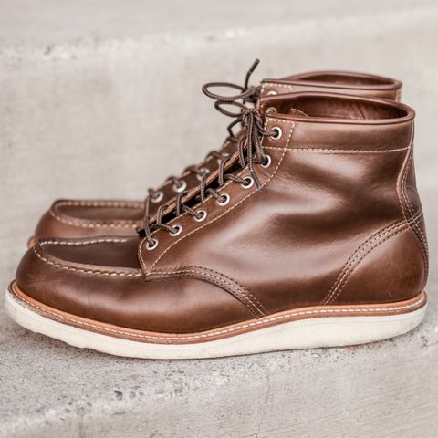 John Lofgren Moc Toe Boots in Horween Olive Chromexcel