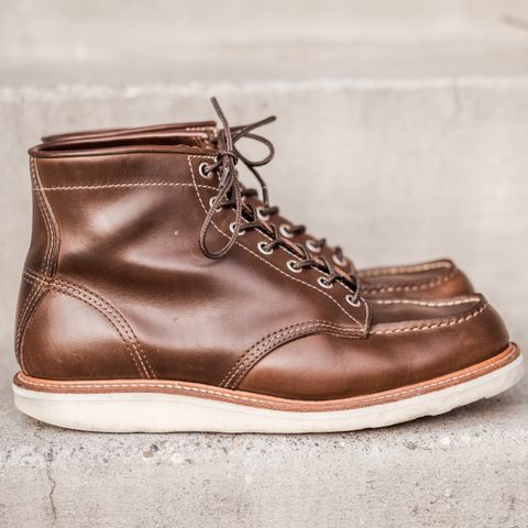 John Lofgren Moc Toe Boots in Horween Olive Chromexcel