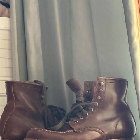 Flame Panda Moc Toe in Shinki Olive Oiled Horsebutt