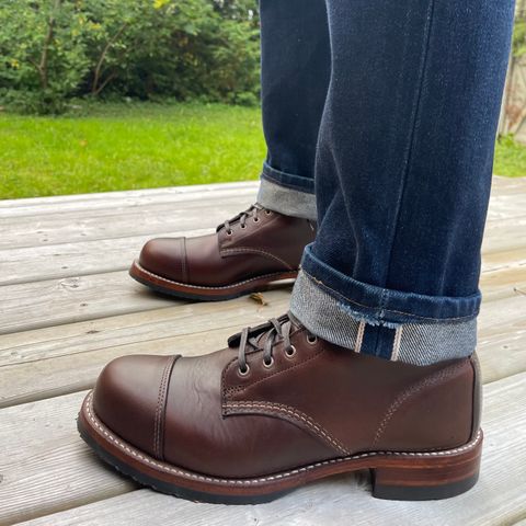 Wolverine 1000 Mile Cap-Toe Boot in Horween Brown Chromexcel