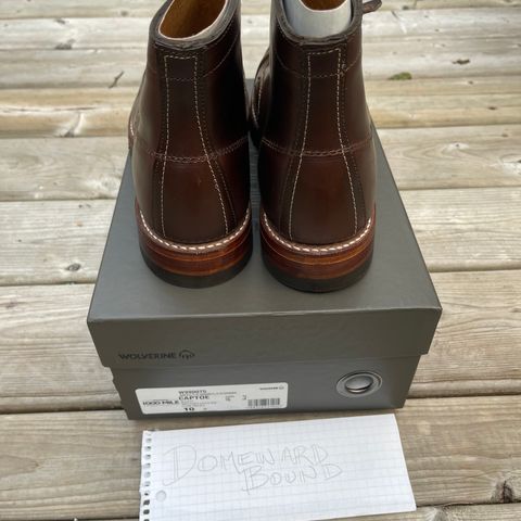 Wolverine 1000 Mile Cap-Toe Boot in Horween Brown Chromexcel