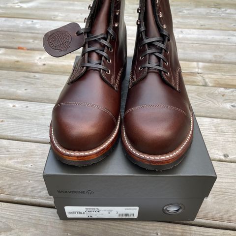 Wolverine 1000 Mile Cap-Toe Boot in Horween Brown Chromexcel