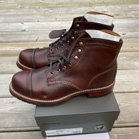 Wolverine 1000 Mile Cap-Toe Boot in Horween Brown Chromexcel