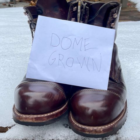 Wolverine 1000 Mile Cap-Toe Boot in Horween Brown Chromexcel