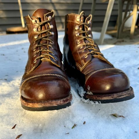 Wolverine 1000 Mile Cap-Toe Boot in Horween Brown Chromexcel