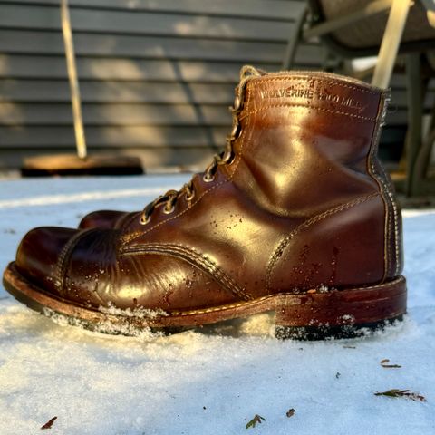 Wolverine 1000 Mile Cap-Toe Boot in Horween Brown Chromexcel