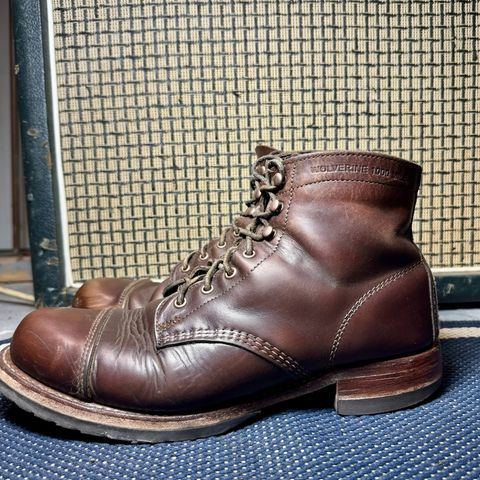 Wolverine 1000 Mile Cap-Toe Boot in Horween Brown Chromexcel