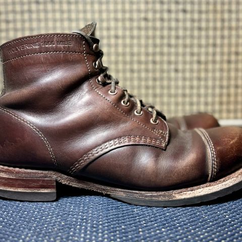 Wolverine 1000 Mile Cap-Toe Boot in Horween Brown Chromexcel