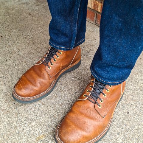 New River Boot BARKSDALE in Horween Waxed Latigo Hatchgrain
