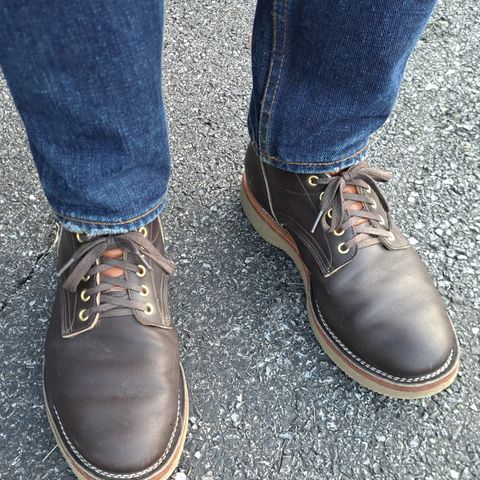 View photo of New River Boot Quade in Horween Dark Brown Latigo