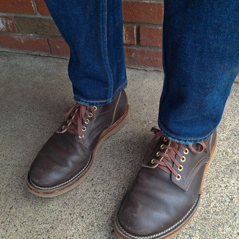 New River Boot Quade in Horween Dark Brown Latigo