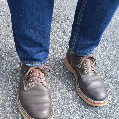 View photo of New River Boot Quade in Horween Dark Brown Latigo