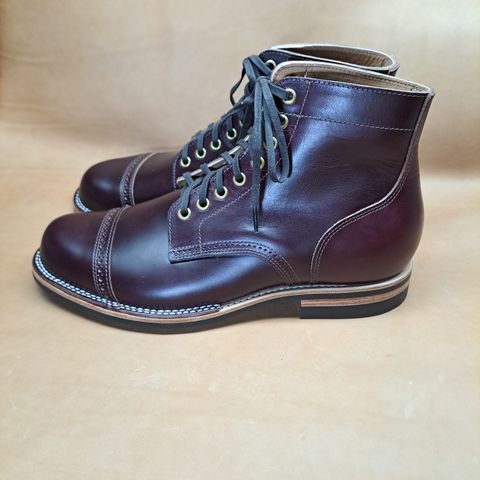 View photo of New River Boot BARKSDALE in Horween Color 8 Chromexcel Strips