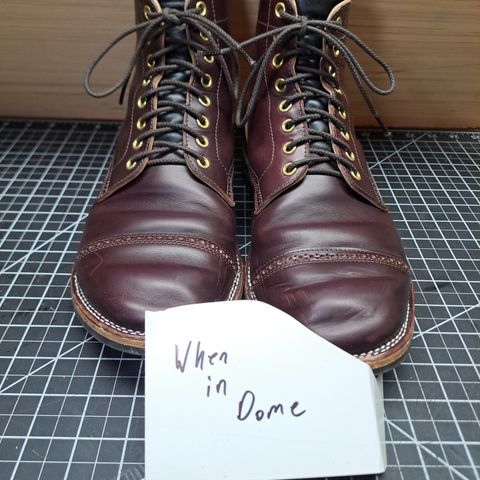 View photo of New River Boot BARKSDALE in Horween Color 8 Chromexcel Strips