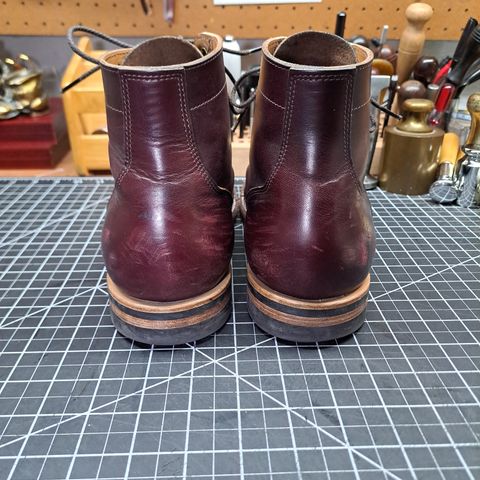 View photo of New River Boot BARKSDALE in Horween Color 8 Chromexcel Strips