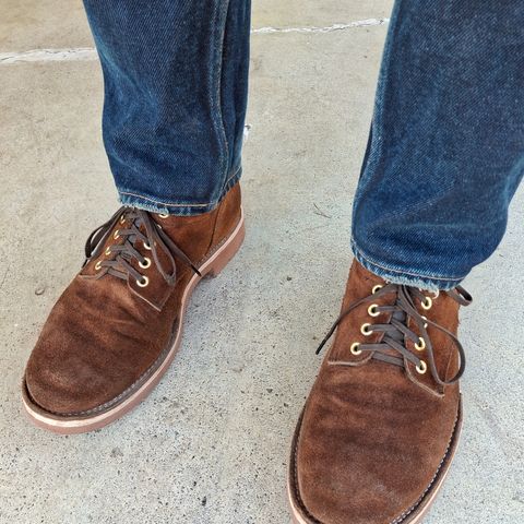 New River Boot Quade in Horween Dark Brown Austin Roughout