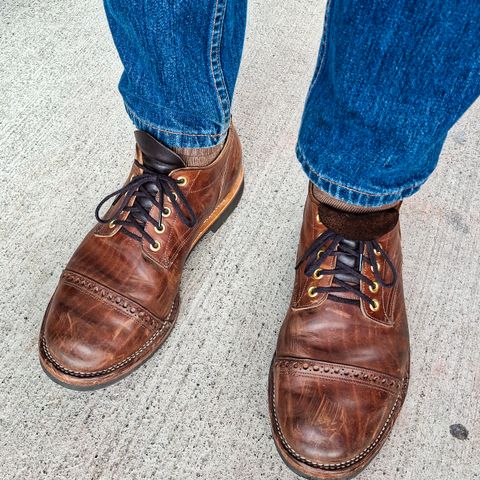 New River Boot Quade in Horween Heavy Horse Front