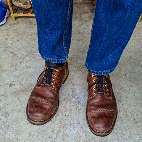 New River Boot Quade in Horween Heavy Horse Front