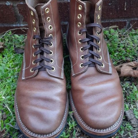 New River Boot Z43 Boondocker in Horween Natural Chromexcel Strips