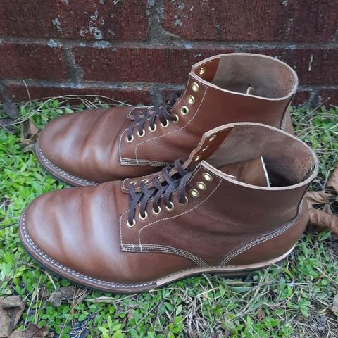New River Boot Z43 Boondocker in Horween Natural Chromexcel Strips