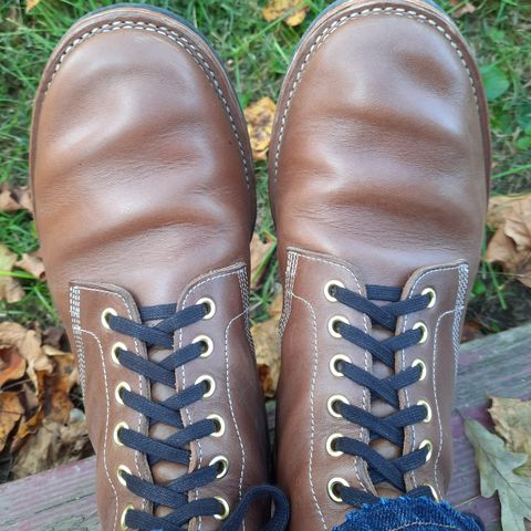 New River Boot Z43 Boondocker in Horween Natural Chromexcel Strips