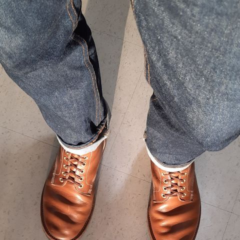 New River Boot Z43 Boondocker in Horween Natural Chromexcel Strips