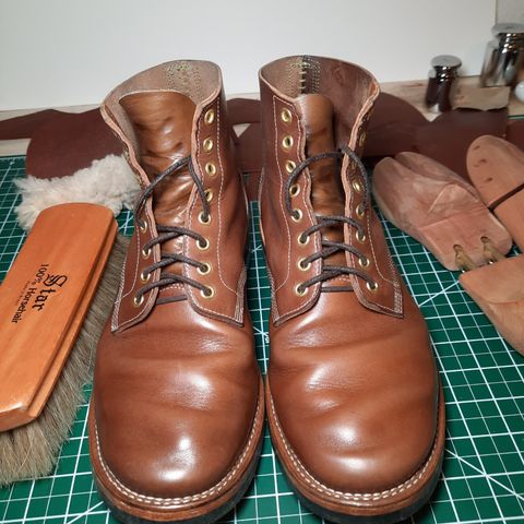 New River Boot Z43 Boondocker in Horween Natural Chromexcel Strips