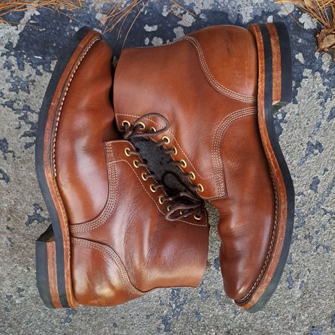 New River Boot Z43 Boondocker in Horween Natural Chromexcel Strips