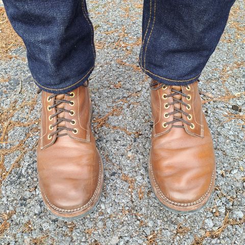 New River Boot Z43 Boondocker in Horween Natural Chromexcel Strips