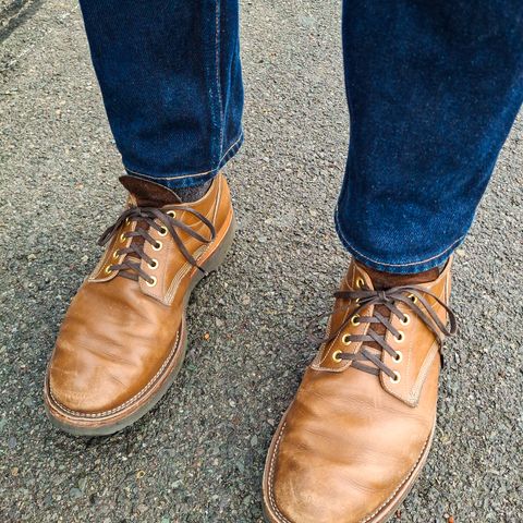 New River Boot Quade in Horween Dark Natural Latigo
